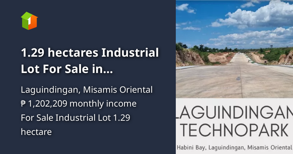 1.29 hectares Industrial Lot For Sale in Laguindingan Misamis Oriental [Lots 🚜] (September 2024