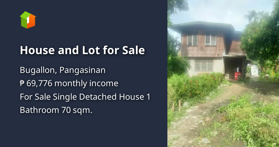 House and Lot for Sale [House and Lot 🏘️] (October 2023) in Bugallon
