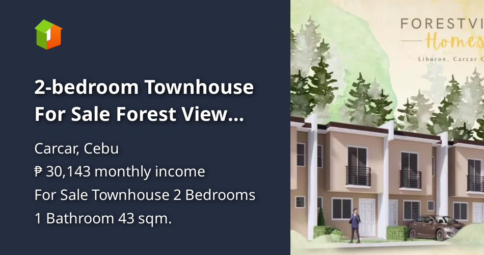 2bedroom Townhouse For Sale Forest View Homes Carcar Cebu [House and Lot 🏘️] (July 2022) in