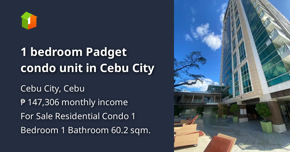 1 bedroom Padget condo unit in Cebu City [Condos 🏙️] (March 2026) in ...