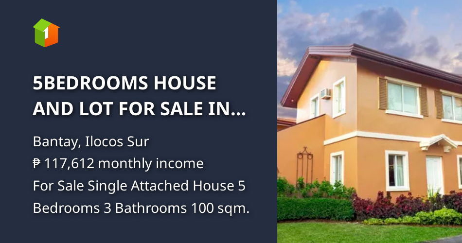 5BEDROOMS HOUSE AND LOT FOR SALE IN BANTAY, ILOCOS SUR [House and Lot 🏘