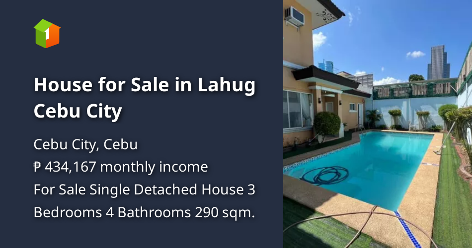 House for Sale in Lahug Cebu City [House and Lot 🏘️] (August 2024) in