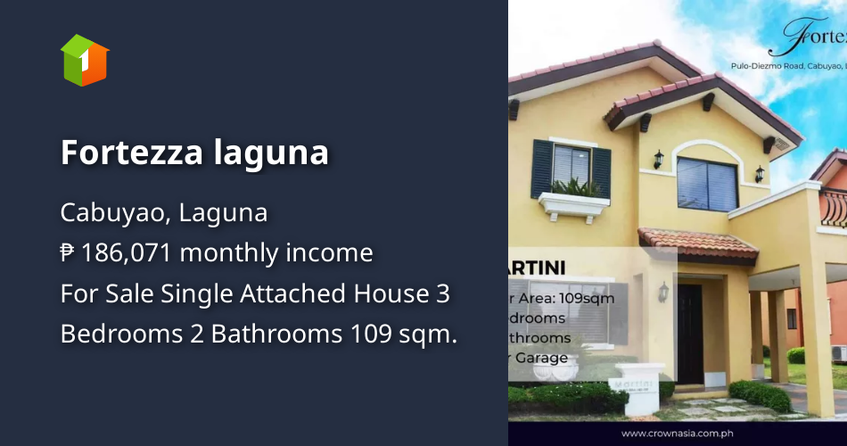 Fortezza laguna [House and Lot 🏘️] (October 2021) in Cabuyao, Laguna