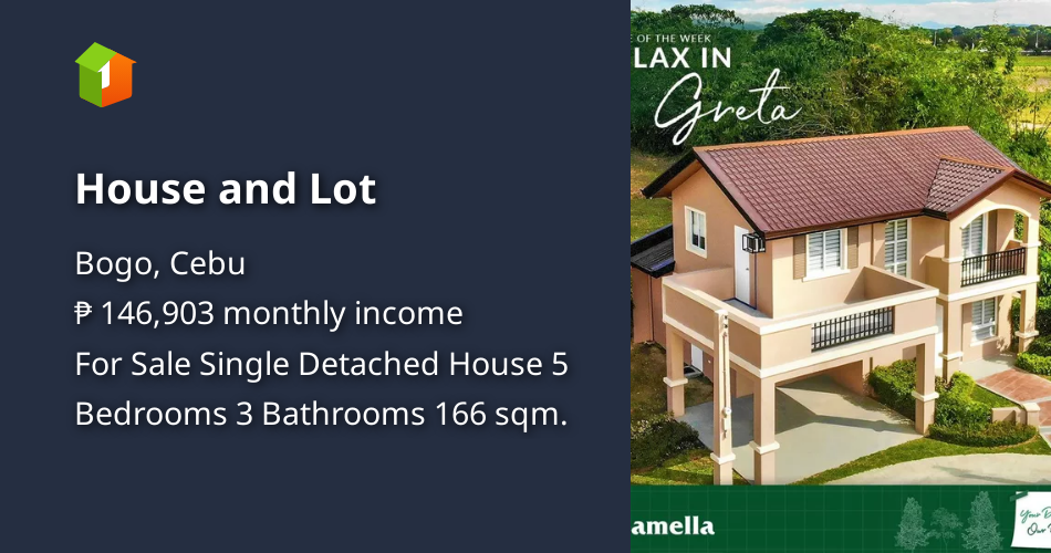 House and Lot [House and Lot 🏘️] (June 2022) in Bogo, Cebu for sale