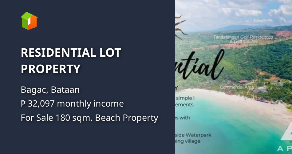 RESIDENTIAL LOT PROPERTY [Beach Property 🏖️] (September 2023) in Bagac, Bataan for sale