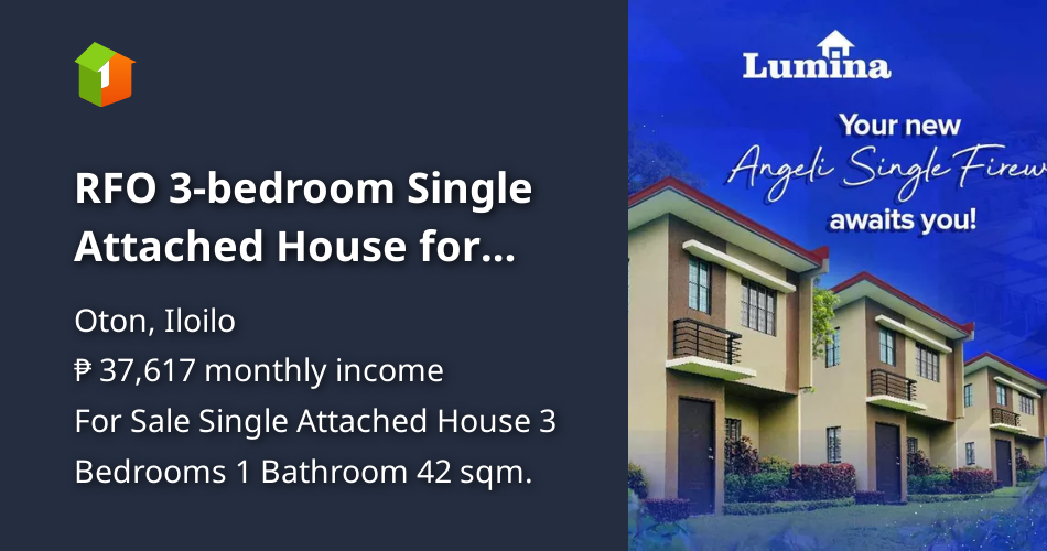 RFO 3bedroom Single Attached House for Sale in Oton Iloilo [House and
