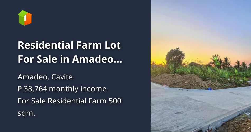 Residential Farm Lot For Sale in Amadeo Cavite FARMVILLE 6 [Lot 🚜