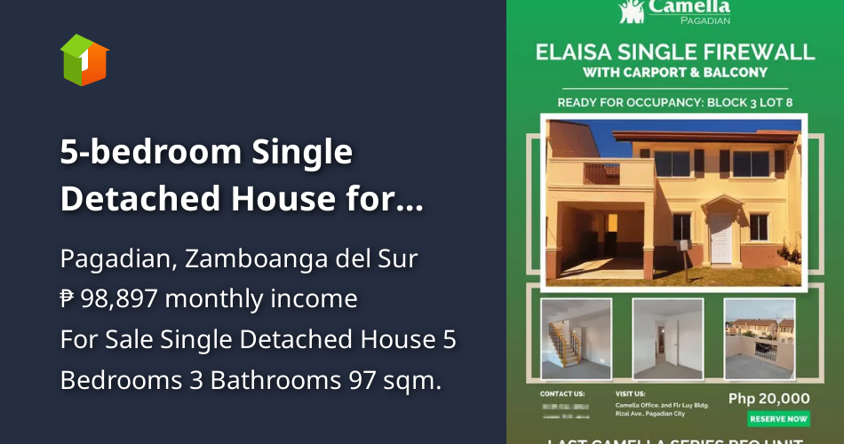 5bedroom Single Detached House for Sale in Pagadian Zamboanga del Sur [House and Lot 🏘️] (June
