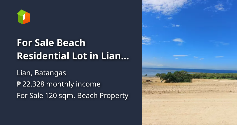 For Sale Beach Residential Lot in Lian Matabungkay Batangas [Beach