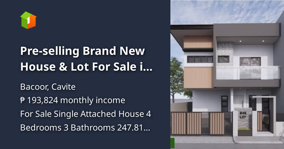 Preselling Brand New House & Lot For Sale in (Ravenga) Town & Country