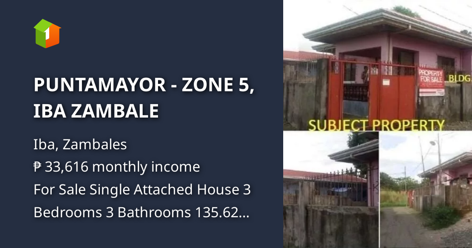 PUNTAMAYOR ZONE 5, IBA ZAMBALE [House and Lot 🏘️] (September 2023) in