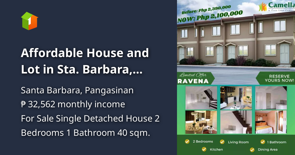 Affordable House and Lot in Sta. Barbara, Pangasinan [House and Lot 🏘️