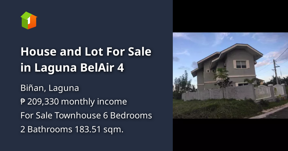 House and Lot For Sale in Laguna BelAir 4 [House and Lot 🏘️] (November