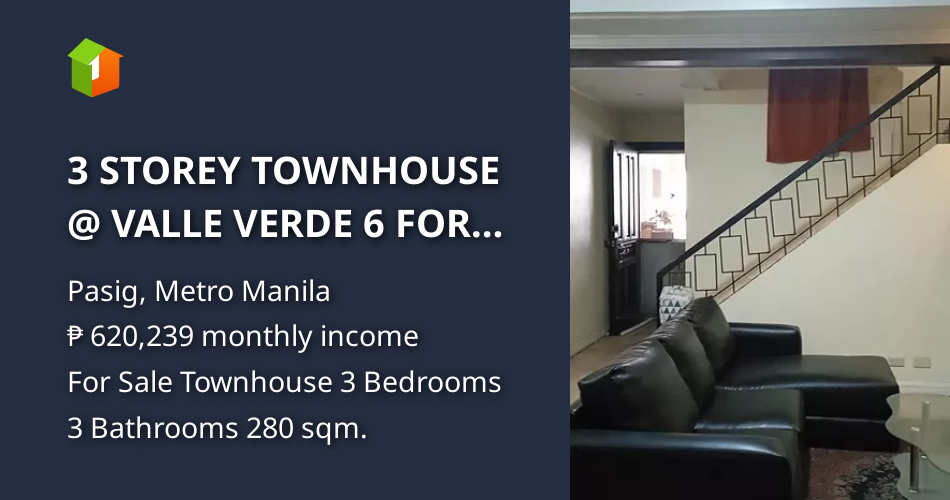 3 STOREY TOWNHOUSE VALLE VERDE 6 FOR SALE [House and Lot 🏘️] (March