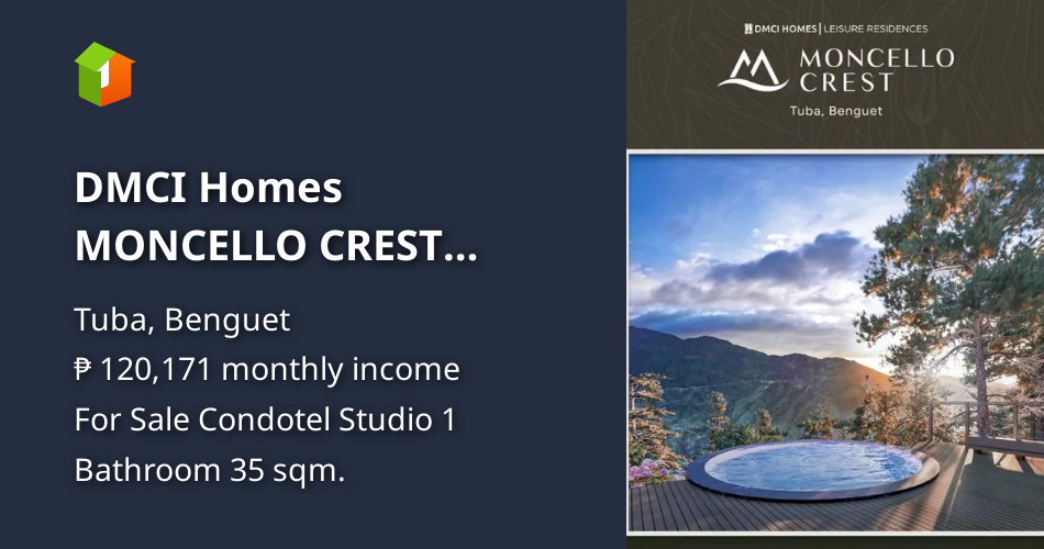 DMCI Homes MONCELLO CREST Condotel in Tuba, Benguet [Condo 🏙️