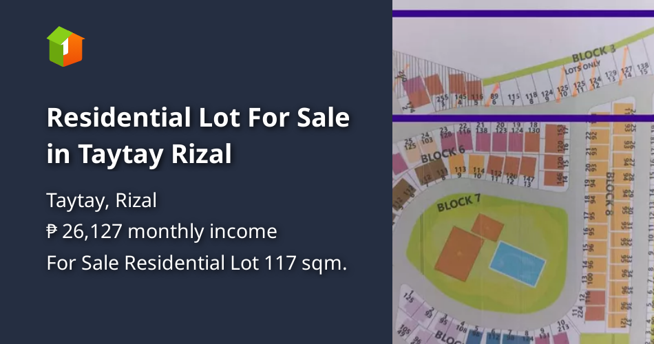 Residential Lot For Sale in Taytay Rizal [Lot 🚜] (January 2023) in