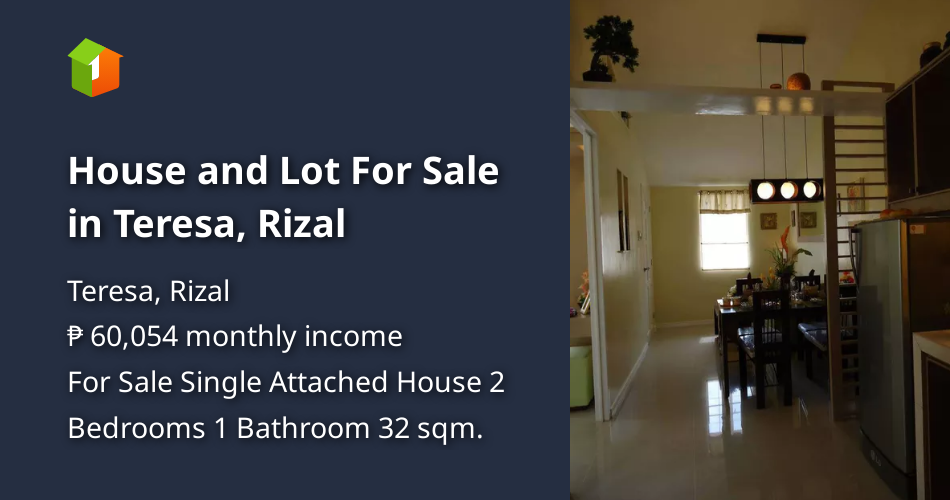 House and Lot For Sale in Teresa, Rizal [House and Lot 🏘️] (April 2024