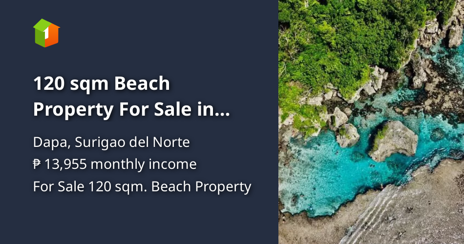 120 sqm Beach Property For Sale in Dapa Surigao del Norte [Beach