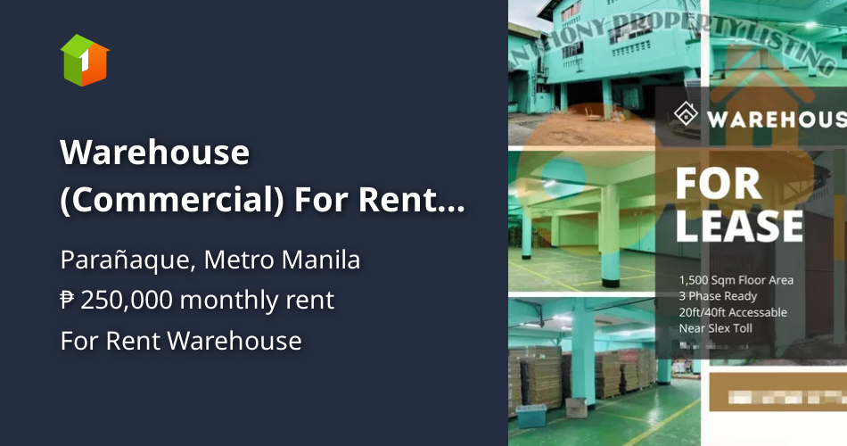 Warehouse For Rent in Paranaque Metro Manila