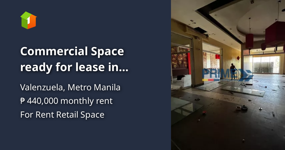 Commercial Space ready for lease in Valenzuela City Property 🏭] (April 2024) in