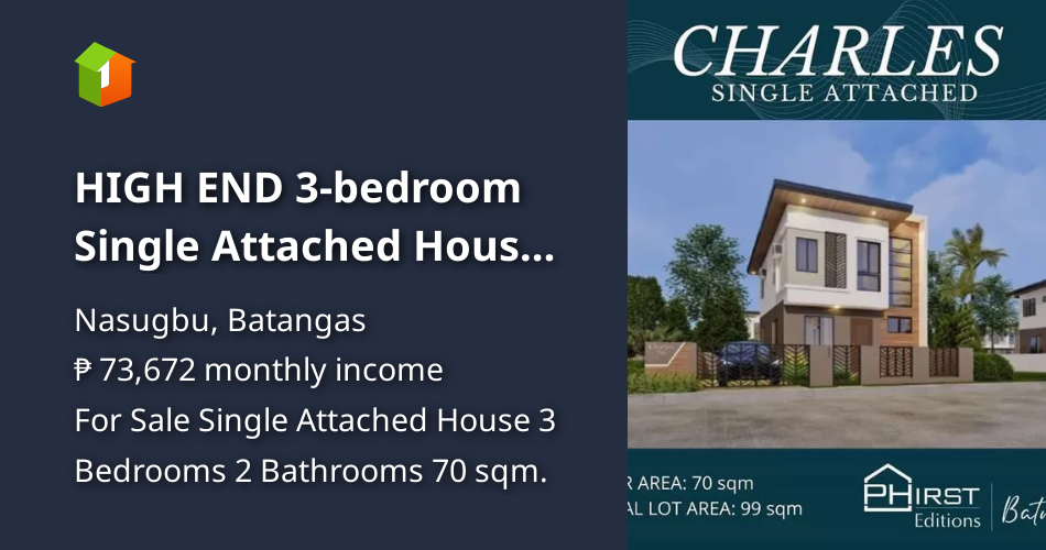 HIGH END 3bedroom Single Attached House in Nasugbu Batangas [House and