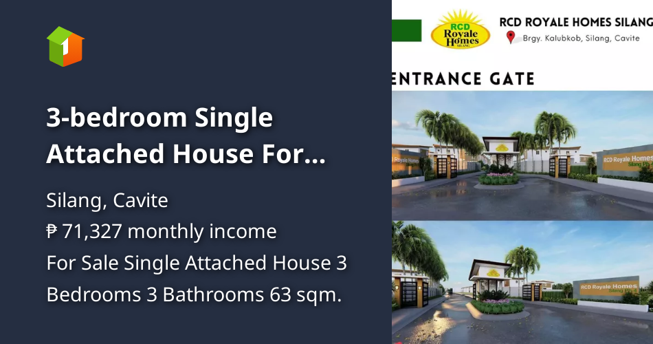 3bedroom Single Attached House For Sale in Silang Cavite [House and Lot 🏘️] (July 2023) in