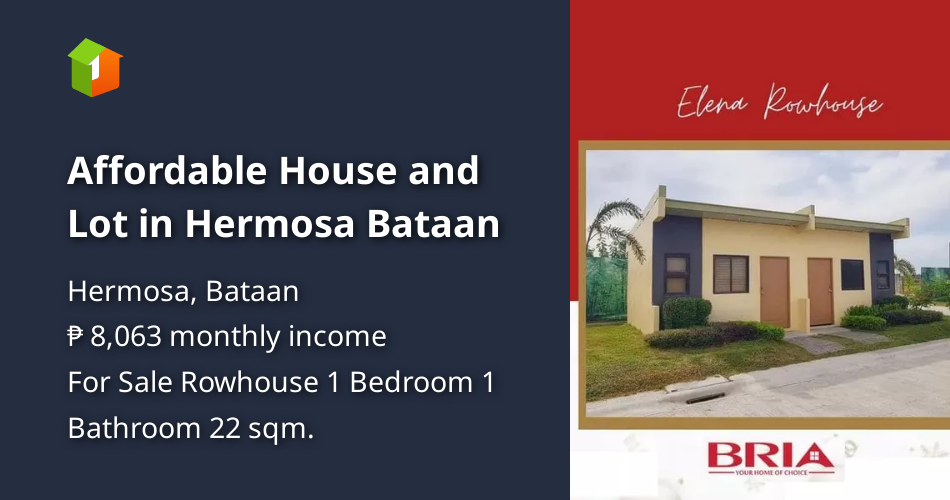Affordable House and Lot in Hermosa Bataan [House and Lot 🏘️] (November