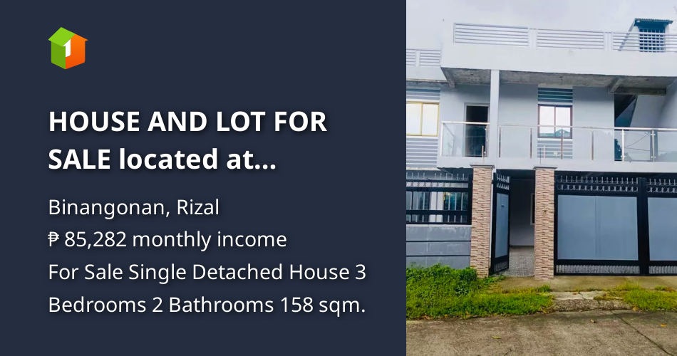 HOUSE AND LOT FOR SALE located at Greenridge Binangonan Rizal ..RUSH