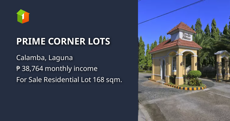 PRIME CORNER LOTS [Lot 🚜] (March 2023) in Calamba, Laguna for sale