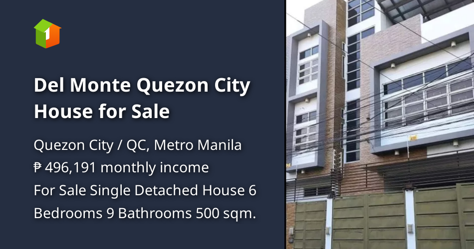 Del Monte Quezon City House for Sale [House and Lot 🏘️] (January 2022