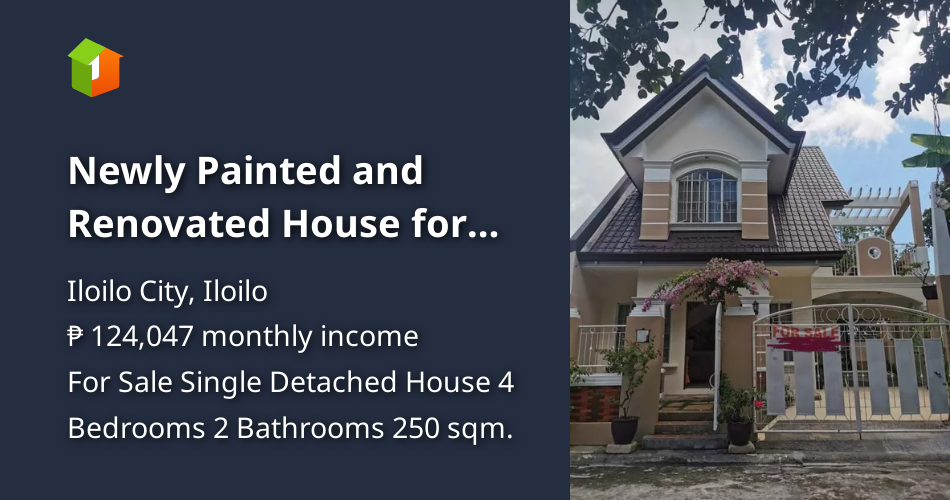 Newly Painted and Renovated House for Sale in Jaro Alta Tierra Iloilo [Houses and Lots 🏘️] (May