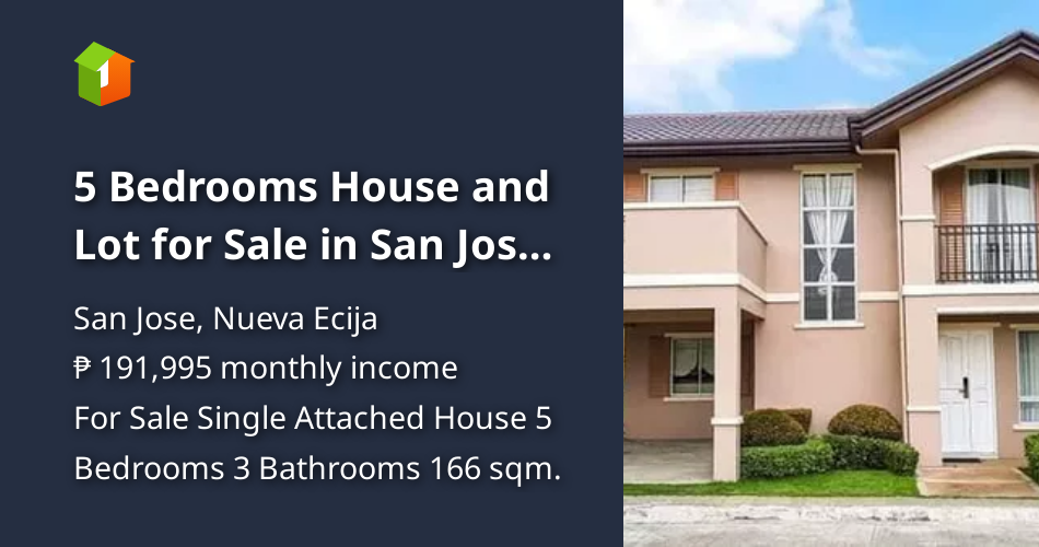 5 Bedrooms House and Lot for Sale in San Jose City, Nueva Ecija [House