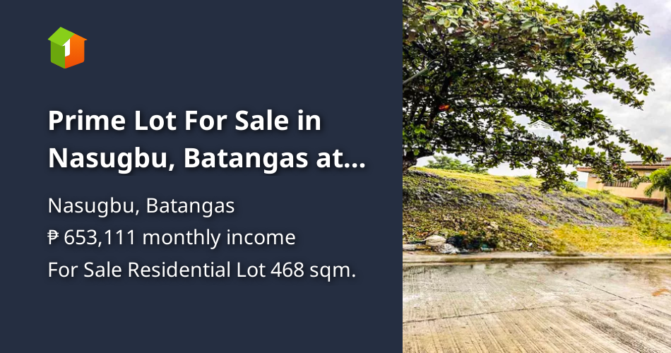Prime Lot For Sale in Nasugbu, Batangas at Peninsula ••••••••••• Punta