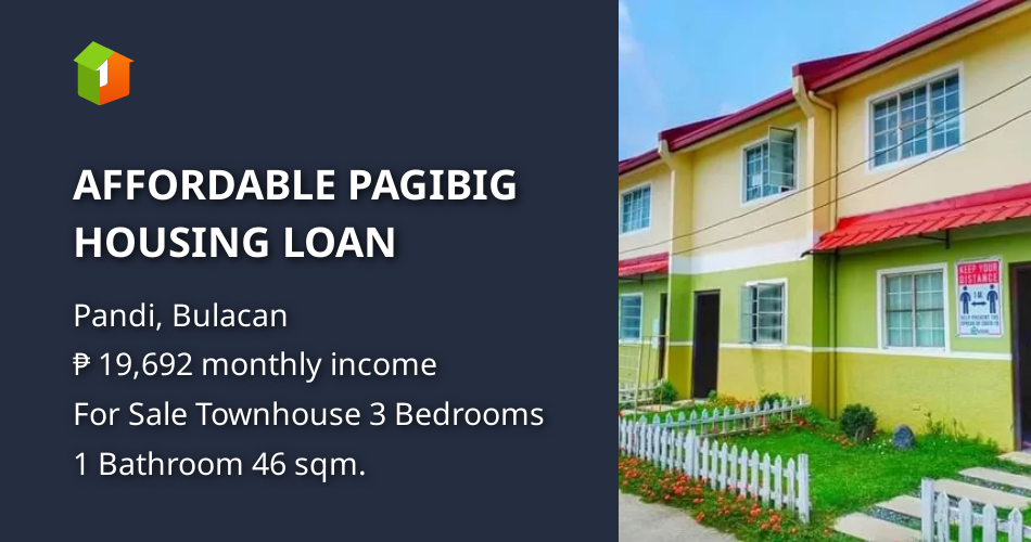 AFFORDABLE PAGIBIG HOUSING LOAN [House and Lot 🏘️] (September 2024) in ...