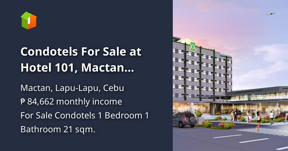 Condotels For Sale at Hotel 101, Mactan LapuLapu Cebu [Condos 🏙️