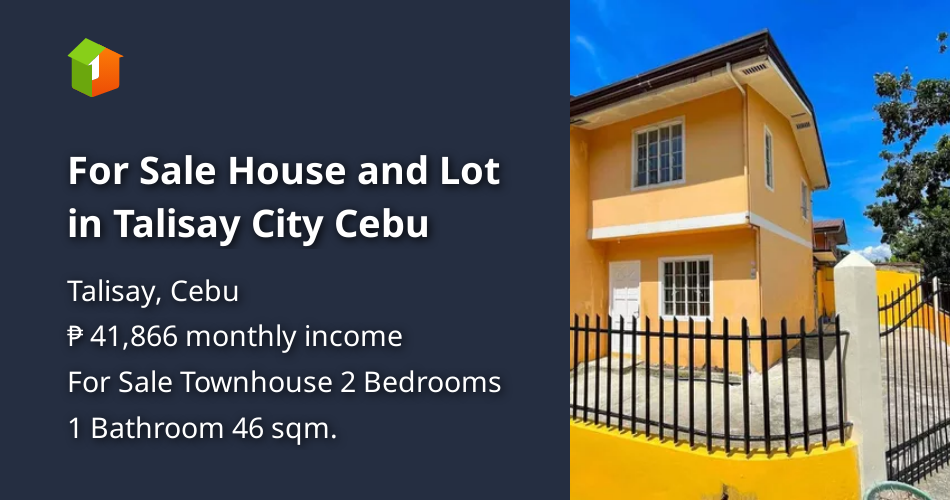 For Sale House and Lot in Talisay City Cebu [House and Lot 🏘️] (March