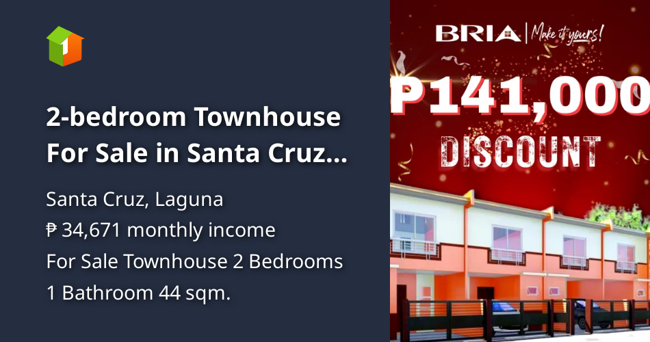2bedroom Townhouse For Sale in Santa Cruz Laguna [House and Lot 🏘️