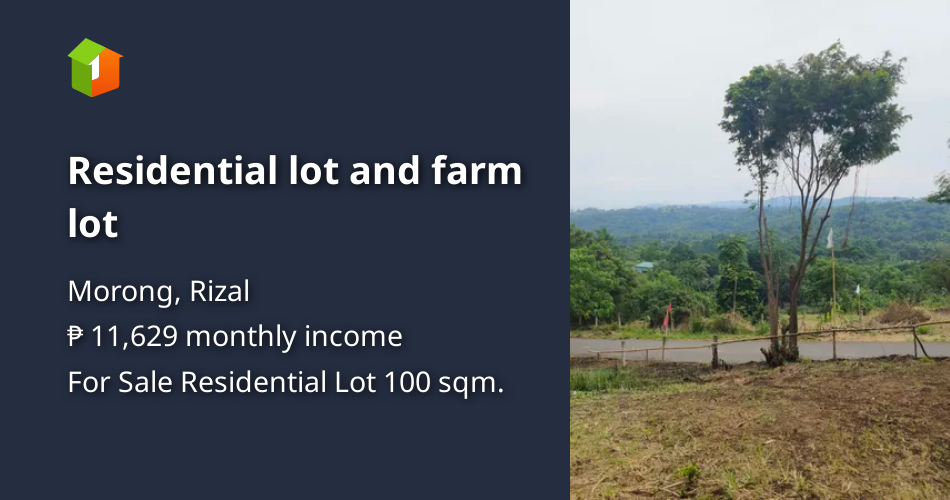 Residential lot and farm lot [Lot 🚜] (August 2023) in Morong, Rizal for