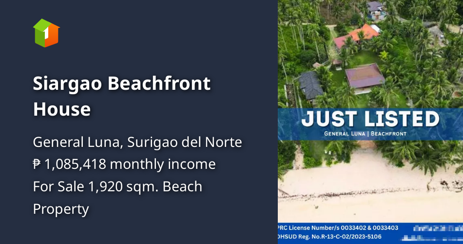 Siargao Beachfront House [Beach Property 🏖️] (November 2023) in General