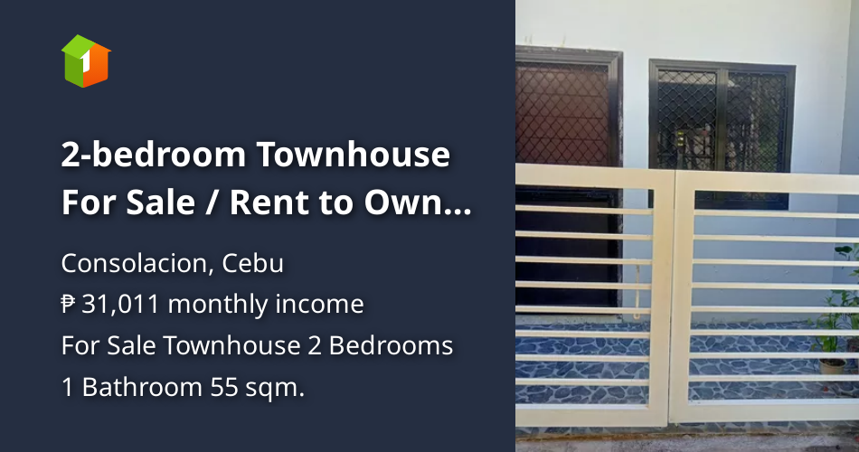 2-bedroom Townhouse For Sale / Rent to Own in Barangay Tilhaong ...
