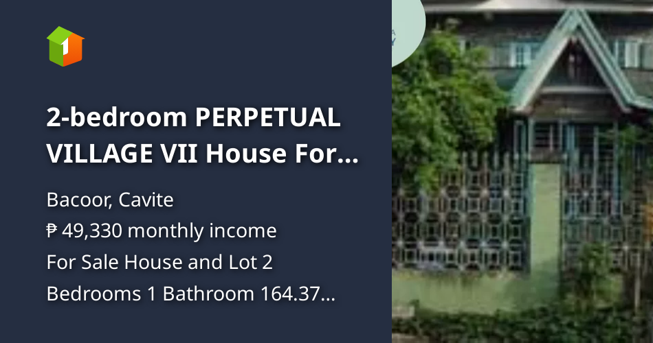 2bedroom PERPETUAL VILLAGE VII House For Sale in Bacoor Cavite [Houses