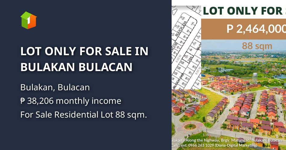 LOT ONLY FOR SALE IN BULAKAN BULACAN [Lots 🚜] (July 2022) in Bulakan