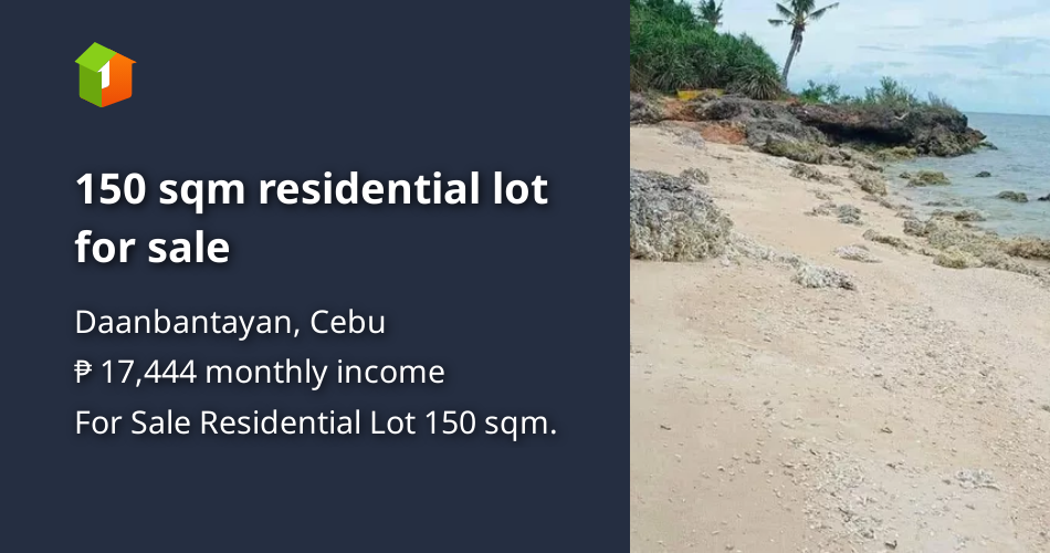 150 sqm residential lot for sale [Lot 🚜] (May 2022) in Daanbantayan