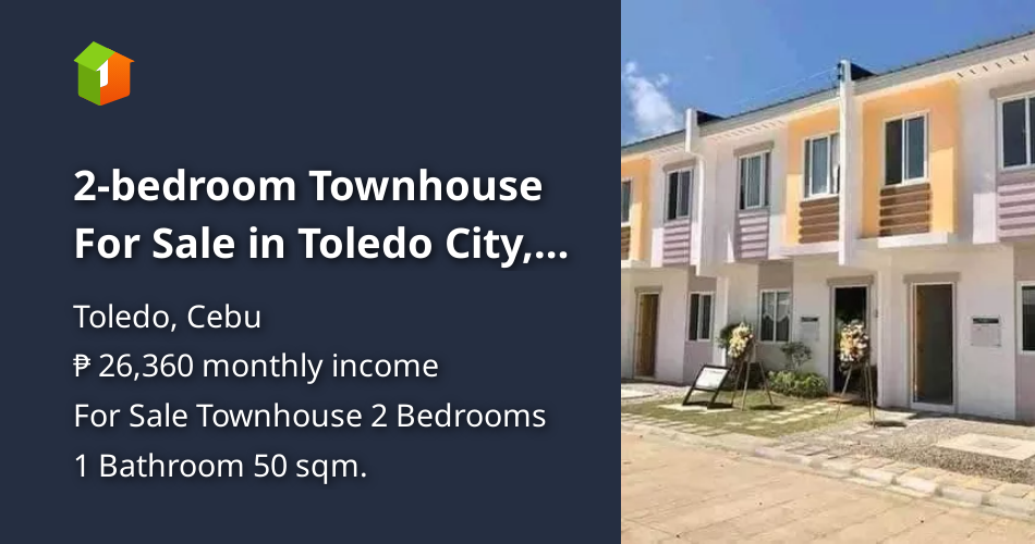 2bedroom Townhouse For Sale in Toledo City, Cebu [House and Lot 🏘️