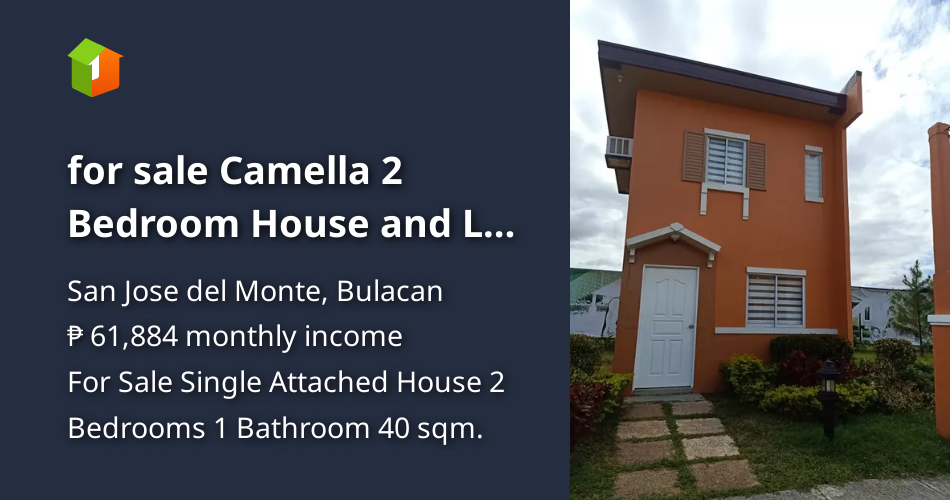 For sale Camella 2 Bedroom House and Lot ALLI!!! in SJDM Bulacan
