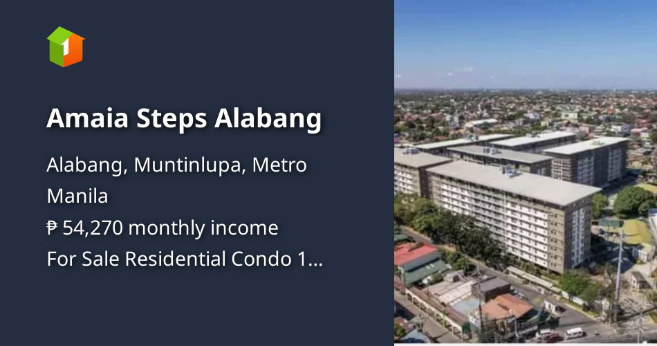 Amaia Steps Alabang [Condo 🏙️] (July 2023) in Alabang, Muntinlupa