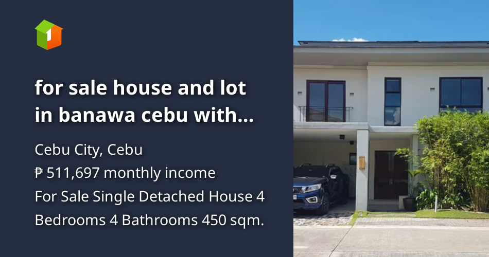 For sale house and lot in banawa cebu with swimming pool [House and Lot