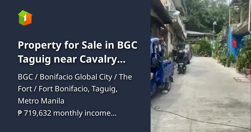 Property for Sale in BGC Taguig near Cavalry Hills Village [Houses and ...