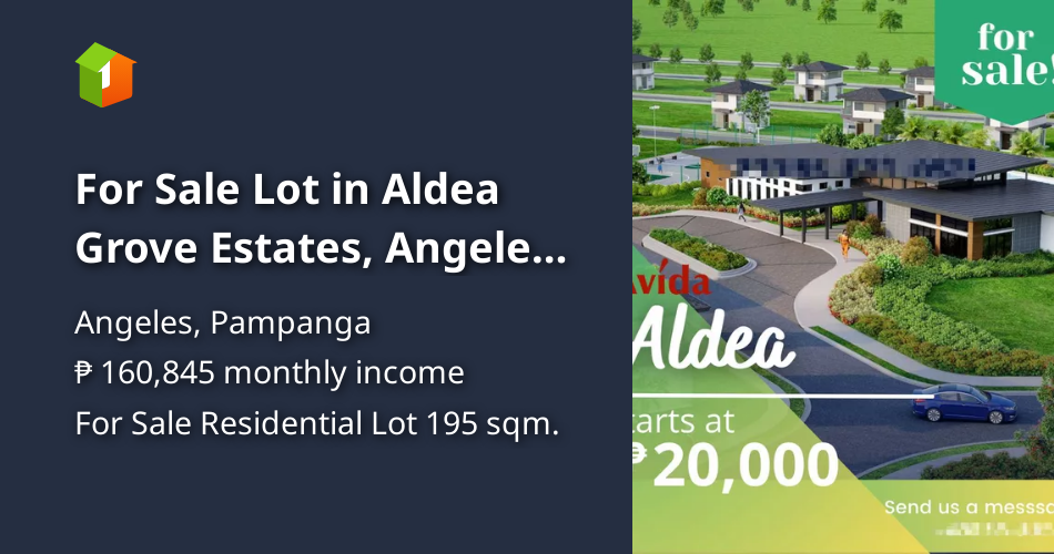 For Sale Lot in Aldea Grove Estates, Angeles City, Pampanga [Lot 🚜] (March 2024) in Angeles