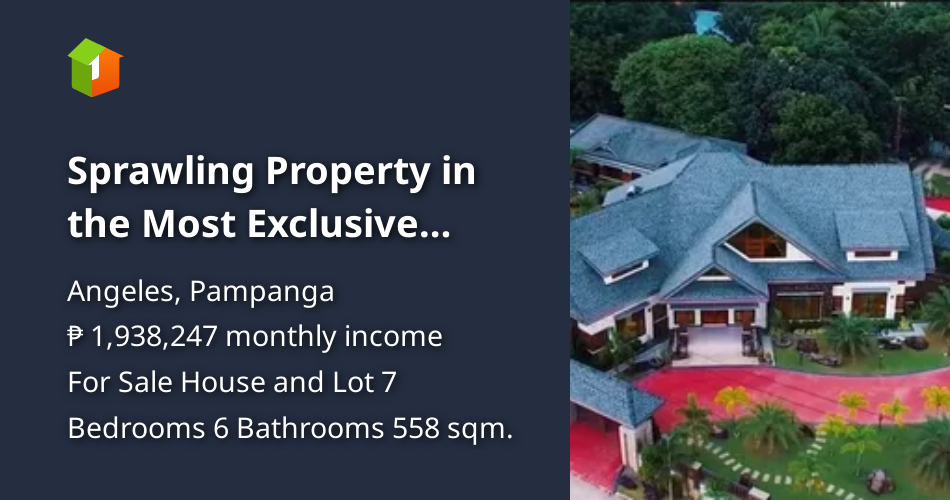 Sprawling Property in the Most Exclusive Subdivision in Pampanga [House